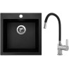 Set Sinks G530 (dřez Viva 455 Granblack 30 + baterie Flexia lesklá)