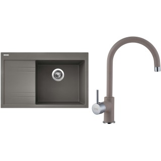 Set Sinks G6054 (dřez Rim 780 P Truffle 54 pravý + baterie Vitalia Truffle 54)