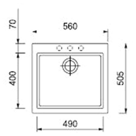 Kuchyňský dřez Sinks Cube 560 NANO Nanotruffle N3