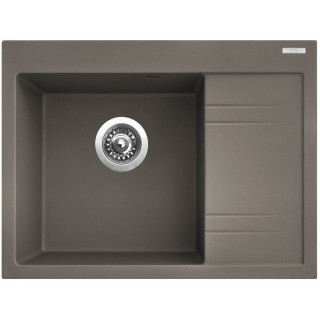 Kuchyňský dřez Sinks Rim 650 L Truffle 54 levý