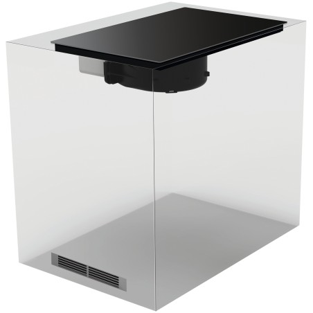 Odsavač par s indukční deskou Franke Smart 2Gether Black Lines FSM 7081R HI Černé sklo, pro recirkulaci