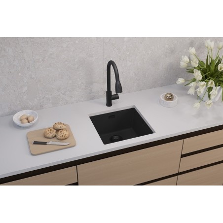 Kuchyňský dřez Alveus Omni 20 Black Edition Deep Black 90