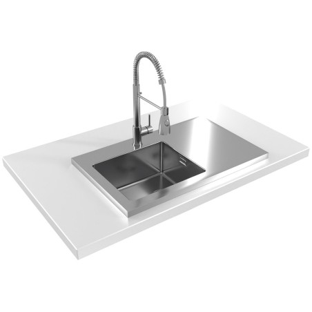 Kuchyňský dřez Alveus Luxal 10 levý, plochý lem