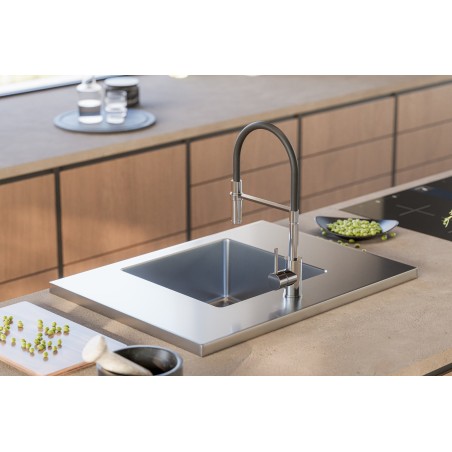 Kuchyňský dřez Alveus Luxal 20 central, plochý lem