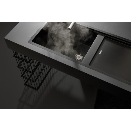 Kuchyňský dřez Schock Prepstation D-150 Twilight, montáž do roviny