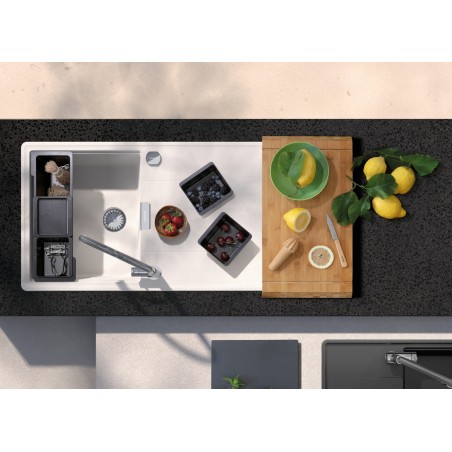 Kuchyňský dřez Schock Tia D-100 Berry + sada misek, horní montáž