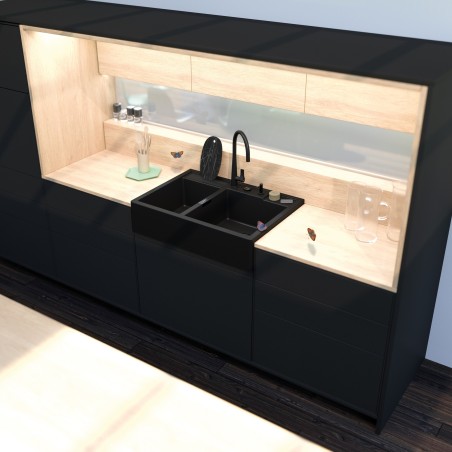 Kuchyňský dřez Schock Kallio M-175 Ivy, horní montáž