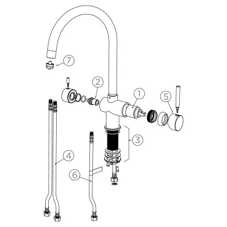 Kuchyňská baterie Schock Ares Puro
