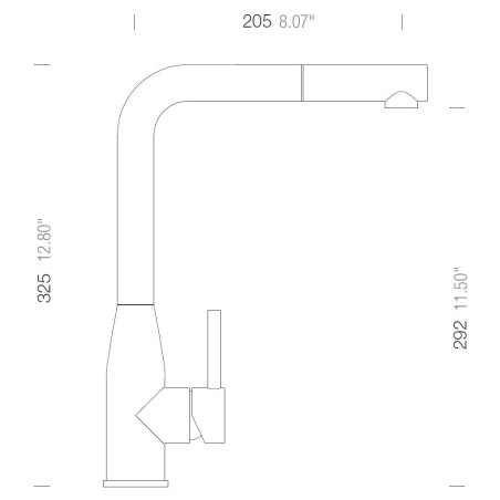 Kuchyňská baterie Schock Keto.120 Copper brushed