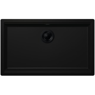 Kuchyňský dřez Schock Kiruna N-100XL AllBlack Night, horní montáž