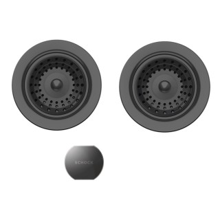 Části dřezu v provedení Gunmetal brushed, Schock 400059GUB