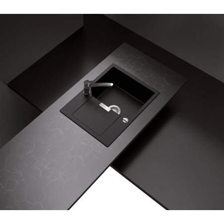 Kuchyňský dřez Schock Manhattan D-100S Croma, spodní montáž