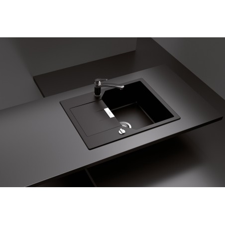 Kuchyňský dřez Schock Manhattan D-100S Nero, spodní montáž