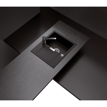 Kuchyňský dřez Schock Manhattan D-100XS Asphalt, horní montáž