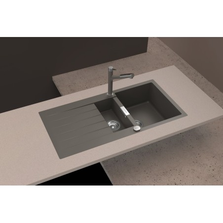 Kuchyňský dřez Schock Signus D-150 Bronze, horní montáž