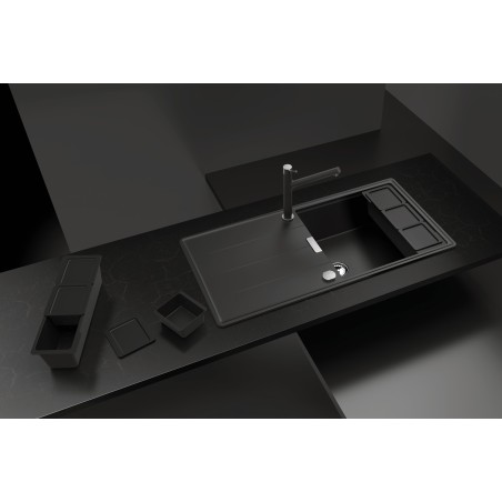 Kuchyňský dřez Schock Tia D-100L Stone, horní montáž