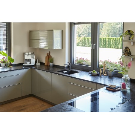 Kuchyňský dřez Schock Signus D-150 Magma, montáž do roviny