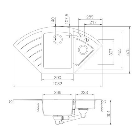 Kuchyňský dřez Schock Lotus C-150 Puro, spodní montáž