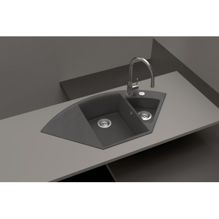 Kuchyňský dřez Schock Lotus C-150 Silverstone, spodní montáž
