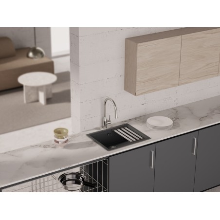 Kuchyňský dřez Schock Kiruna N-100L Dusk, horní montáž