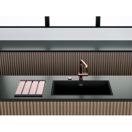 Kuchyňský dřez Schock Kiruna N-100XL Ivy, montáž do roviny