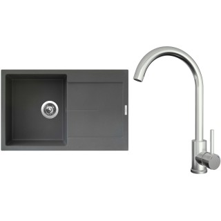 Set Sinks G25272 (dřez Ultima 790 Titanium 72 + baterie Arco Celonerezová)