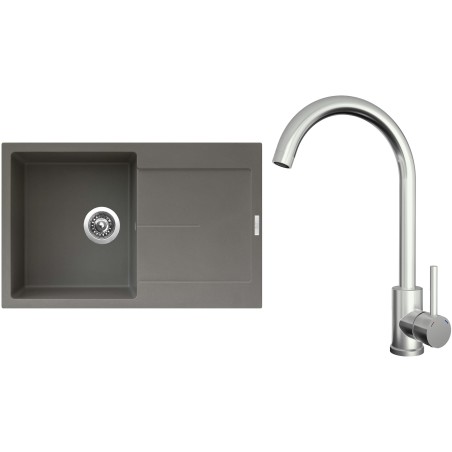 Set Sinks G25254 (dřez Ultima 790 Truffle 54 + baterie Arco Celonerezová) Set Sinks G25254 (dřez Ultima 790 Truffle 54 + baterie Arco Celonerezová)