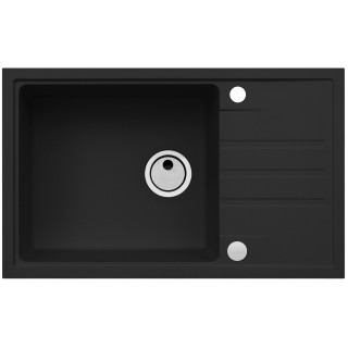 Kuchyňský dřez Alveus Intermezzo 130 Deep Black 90