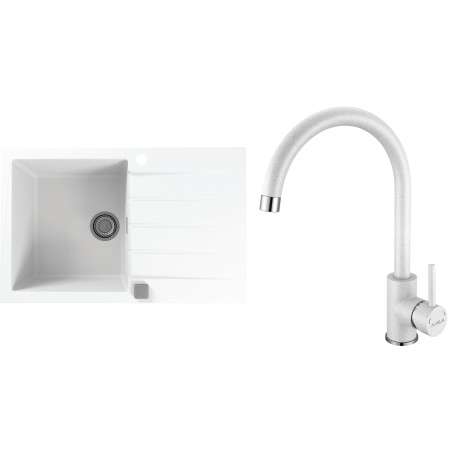 Set Alveus (dřez Cadit 20 White 11 + baterie Roxa White 11) Set Alveus (dřez Cadit 20 White 11 + baterie Roxa White 11)