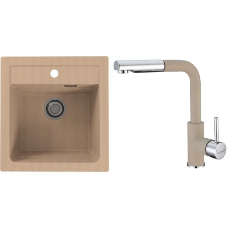 Set Alveus (dřez Atrox 20 Beige 55 + baterie Siros Beige 55) Set Alveus (dřez Atrox 20 Beige 55 + baterie Siros Beige 55)