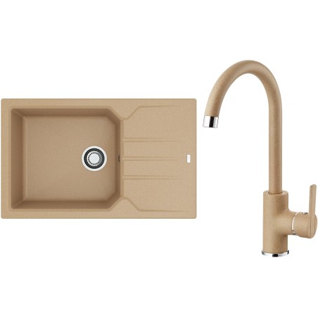 Set Alveus (dřez Record 40 Beige 55 + baterie Tonia Beige 55) Set Alveus (dřez Record 40 Beige 55 + baterie Tonia Beige 55)