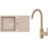Set Alveus (dřez Cortina 110 Beige 55, bez excentru + baterie Tonia Beige 55) Set Alveus (dřez Cortina 110 Beige 55, bez excentru + baterie Tonia Beige 55)
