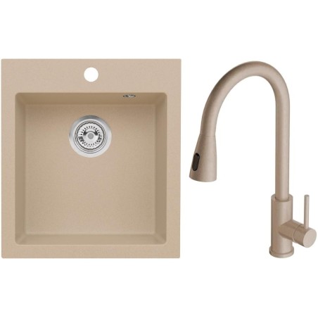 Set Alveus (dřez Cortina 20 Beige 55 + baterie Primrose - PS Beige 55) Set Alveus (dřez Cortina 20 Beige 55 + baterie Primrose - PS Beige 55)