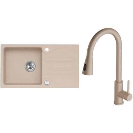 Set Alveus (dřez Galapagos 30 Beige 55 + baterie Primrose - PS Beige 55) Set Alveus (dřez Galapagos 30 Beige 55 + baterie Primrose - PS Beige 55)