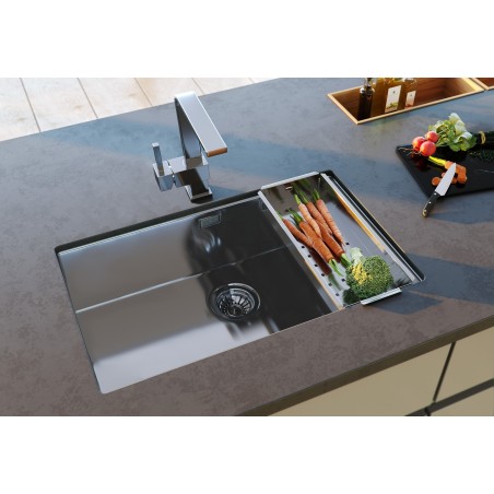 Kuchyňský dřez Alveus Quadrix 60 Satin Kuchyňský dřez Alveus Quadrix 60 Satin