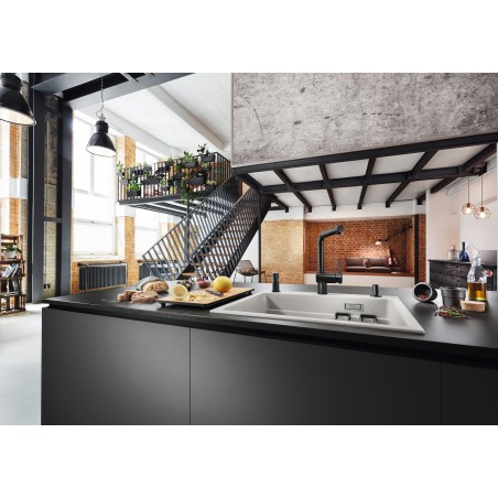 Dávkovač saponátu Blanco Lato Černá matná