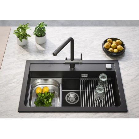 Kuchyňský dřez Alveus Atrox 40 QC Deep Black A90