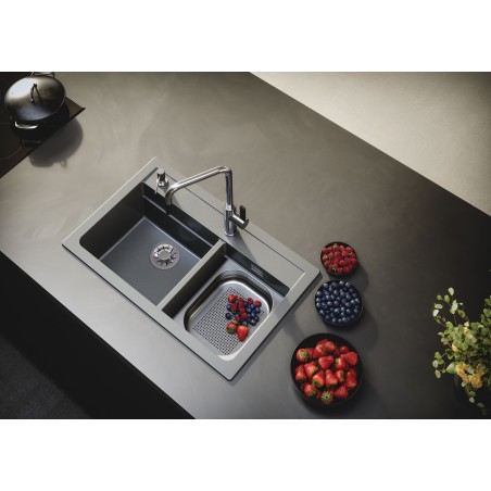 Kuchyňský dřez Alveus Atrox 50 QC Deep Black A90