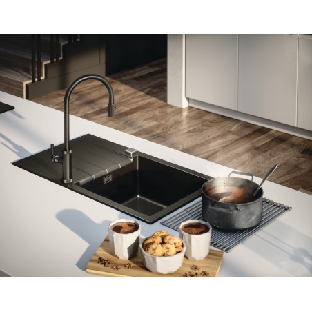 Kuchyňský dřez Alveus Cadit 20 QC Deep Black A90