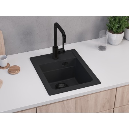 Kuchyňský dřez Alveus Atrox 10 Black Edition Deep Black A90