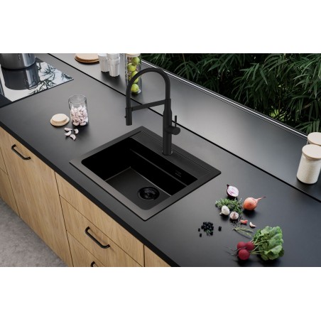 Kuchyňský dřez Alveus Atrox 30 Black Edition Deep Black A90