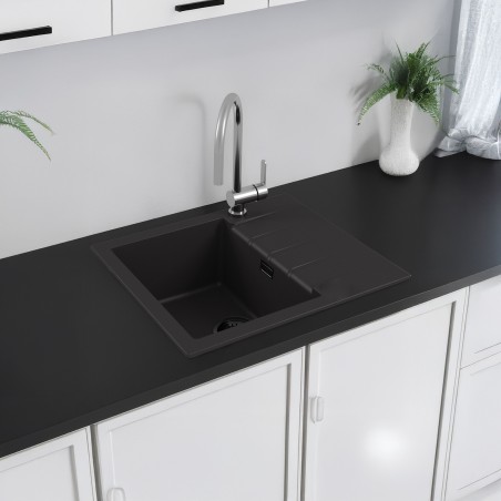 Kuchyňský dřez Alveus Cadit 10 Black Edition Deep Black A90