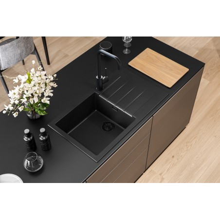 Kuchyňský dřez Alveus Cadit 40 Black Edition Deep Black A90