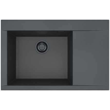 Kuchyňský dřez Alveus Pure-G 70 Black Edition Deep Black A90, levý