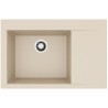 Kuchyňský dřez Alveus Pure-G 70 QC Ivory A20, levý