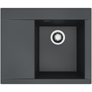 Kuchyňský dřez Alveus Pure-G 50 QC Deep Black A90, pravý