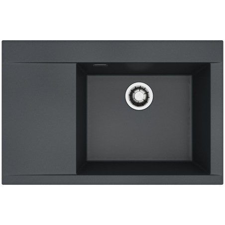 Kuchyňský dřez Alveus Pure-G 70 QC Deep Black A90, pravý