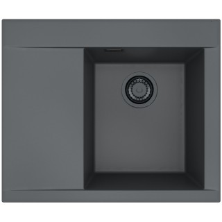 Kuchyňský dřez Alveus Pure-G 50 Black Edition Deep Black A90, pravý