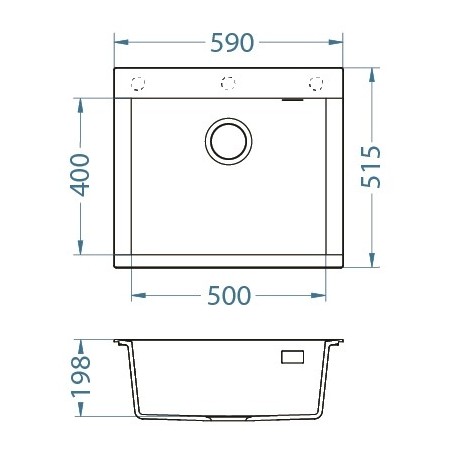Kuchyňský dřez Alveus Pure-G 30 QC Clay A50