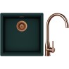 Set Schock S31-4 (dřez Kiruna N-100 Ivy + baterie Kavus Copper brushed)